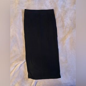 Black pencil skirt